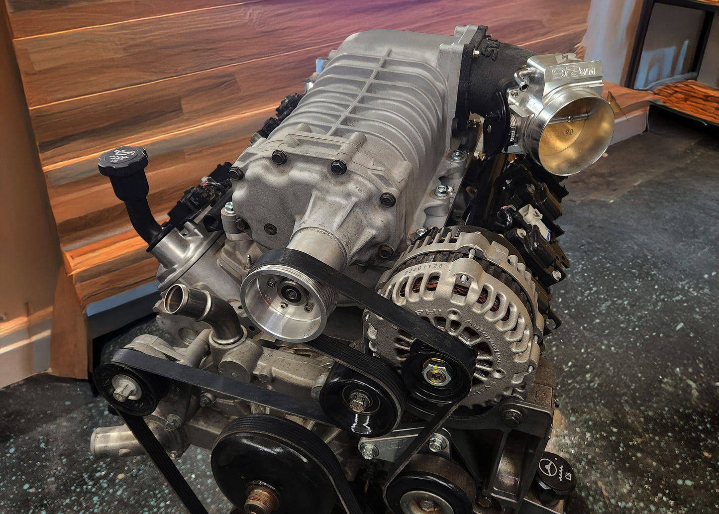 LS "truck" complete supercharger adapter kit