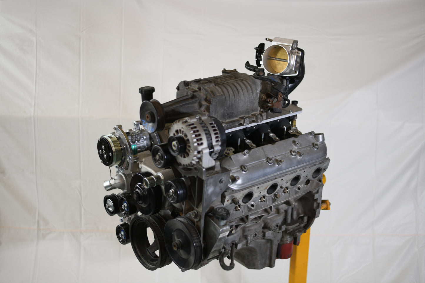 Supercharger throttle body adapters