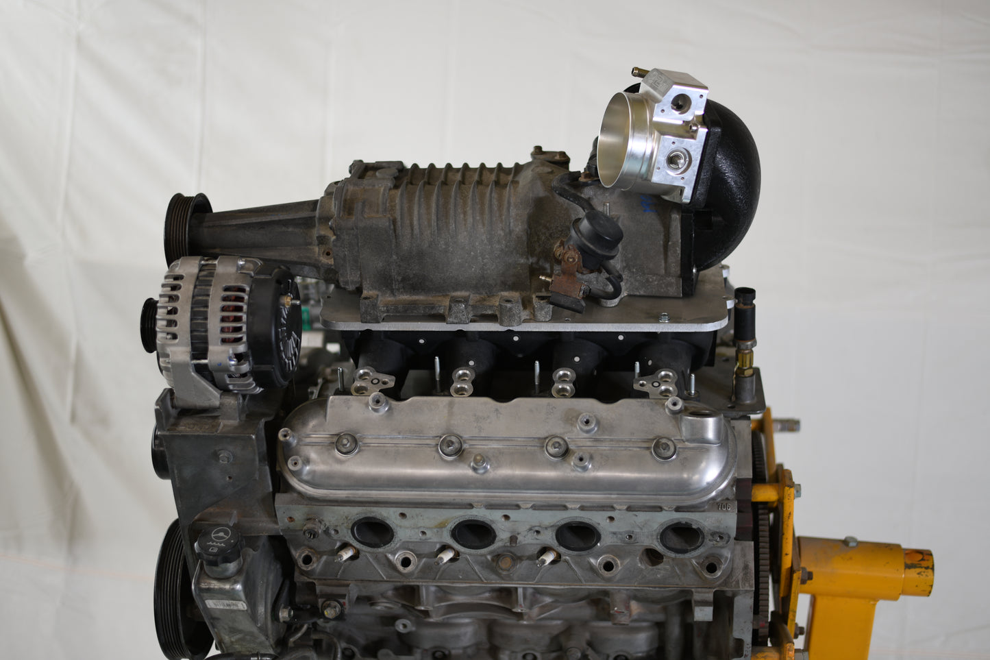 Supercharger throttle body adapters