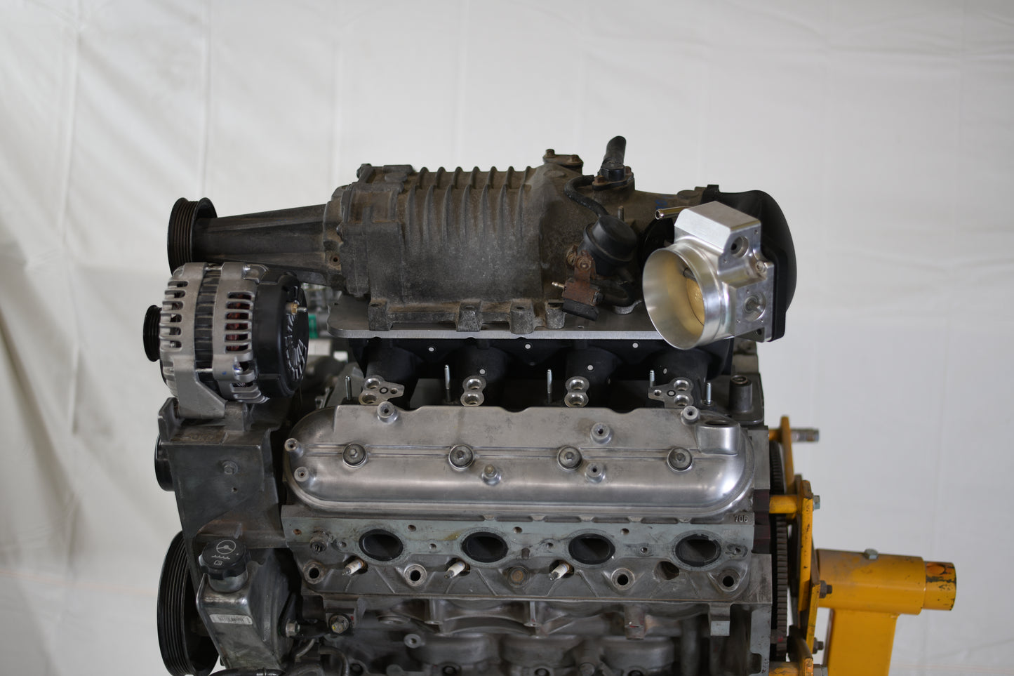 Supercharger throttle body adapters