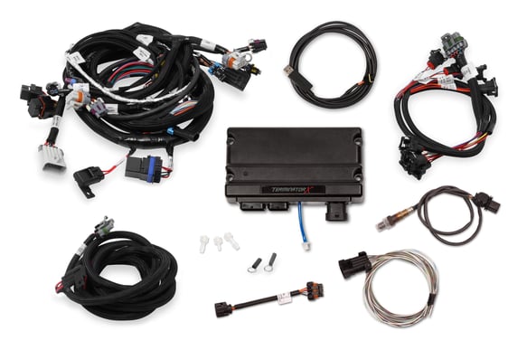 Holley Terminator X LS EFI kit with ECU, harnesses and tuning cable