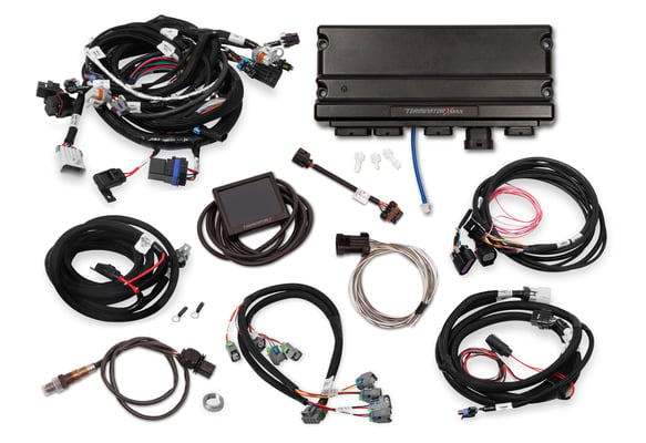 Holley Terminator X Max LS EFI full kit with ECU, touchscreen, harnesses and oxygen sensor